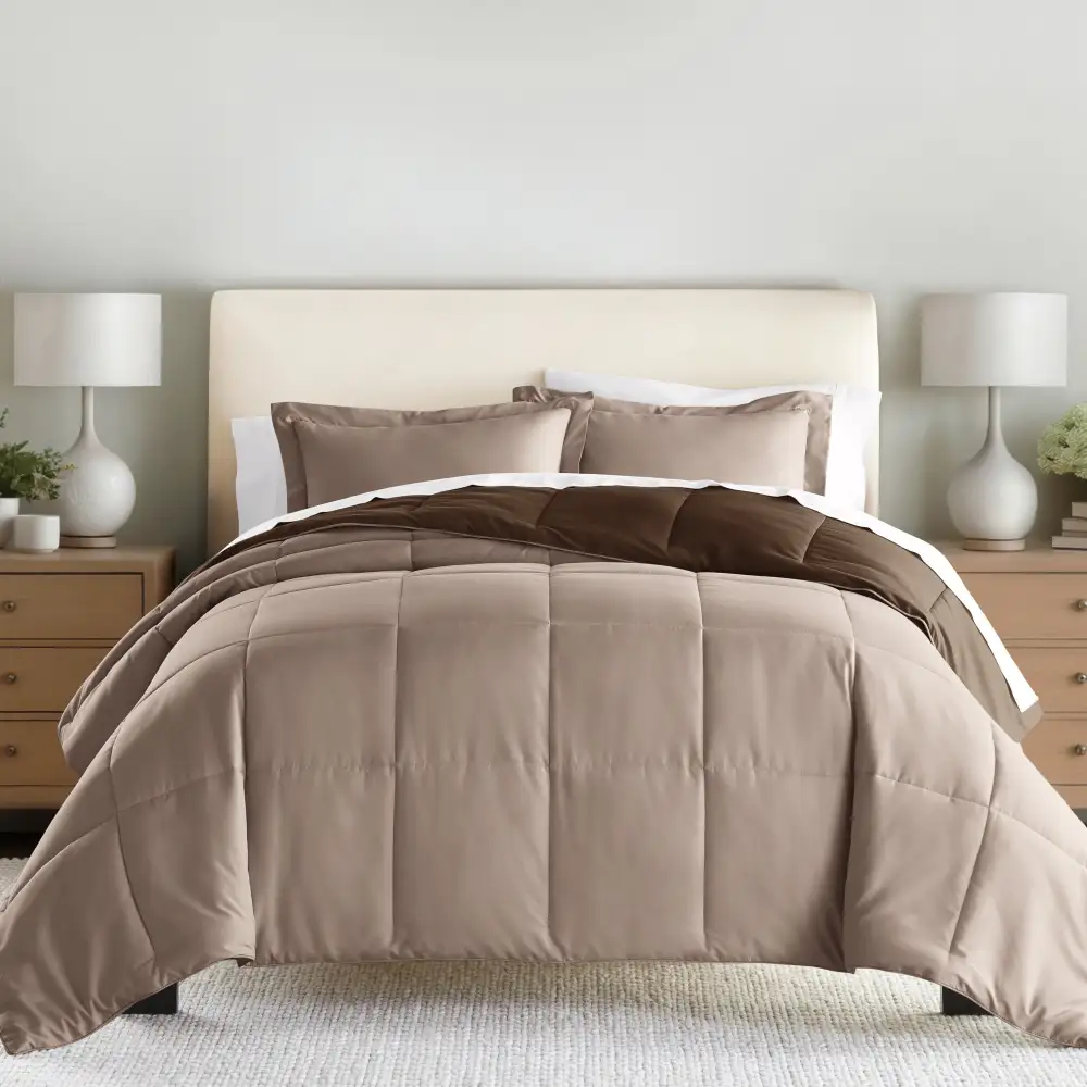 Reversible Down Alternative Comforter Set