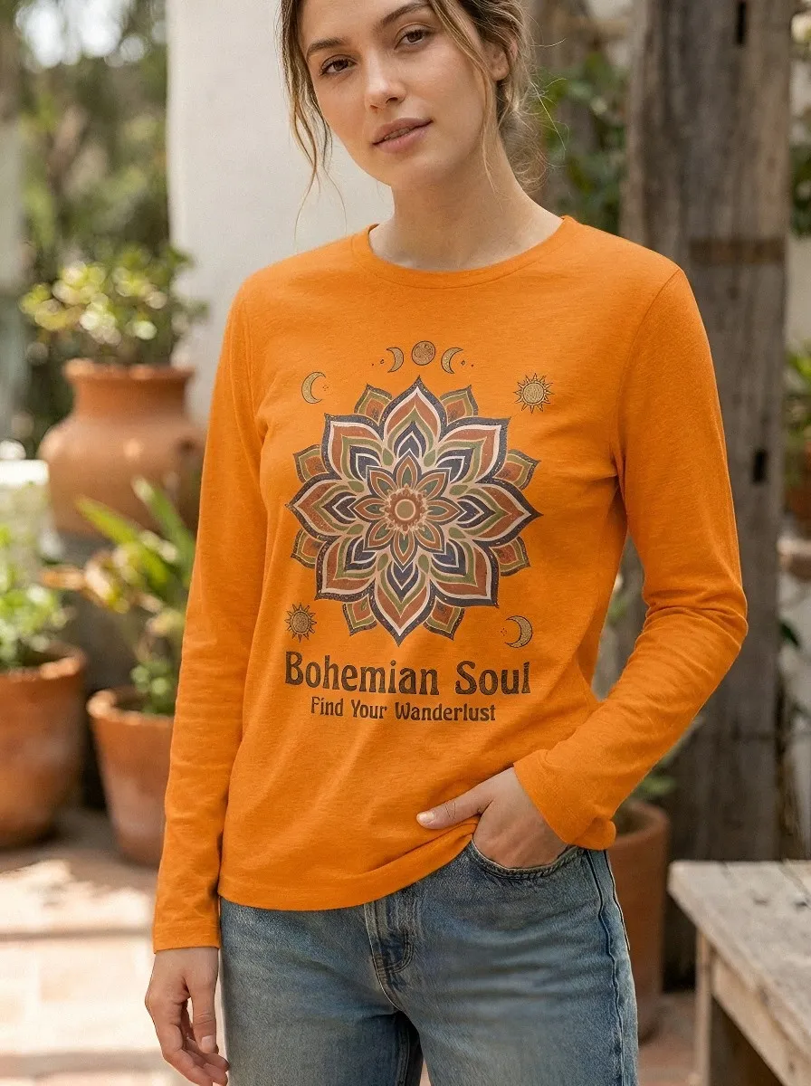 Bohemian Soul Mandala T-Shirt Classic