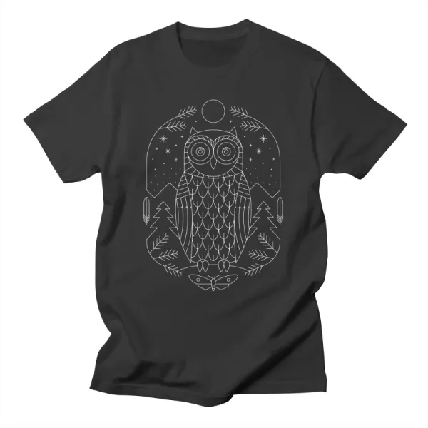Fashion Owl Men's Short Sleeve