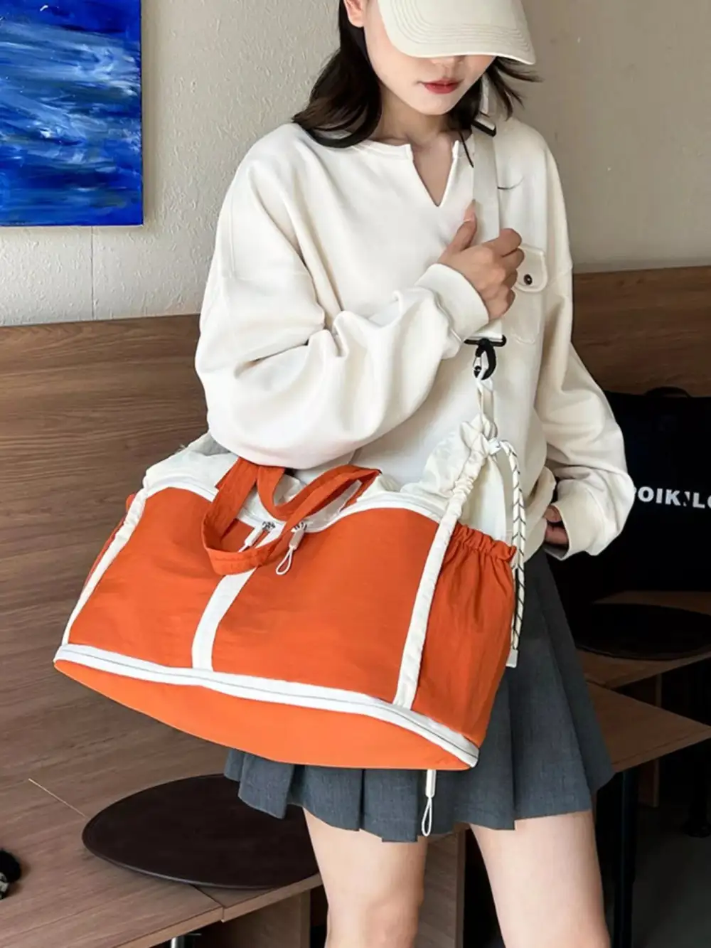 Textured Crossbody Bag