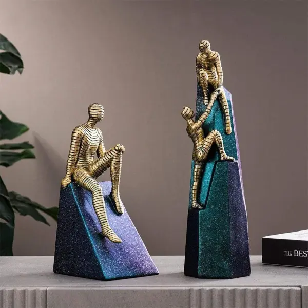 Symbolic Figure Accent Sculpture