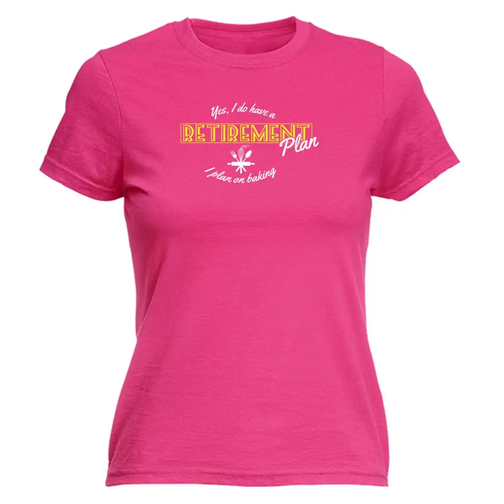Baking Plan Graphic Fitted Tee