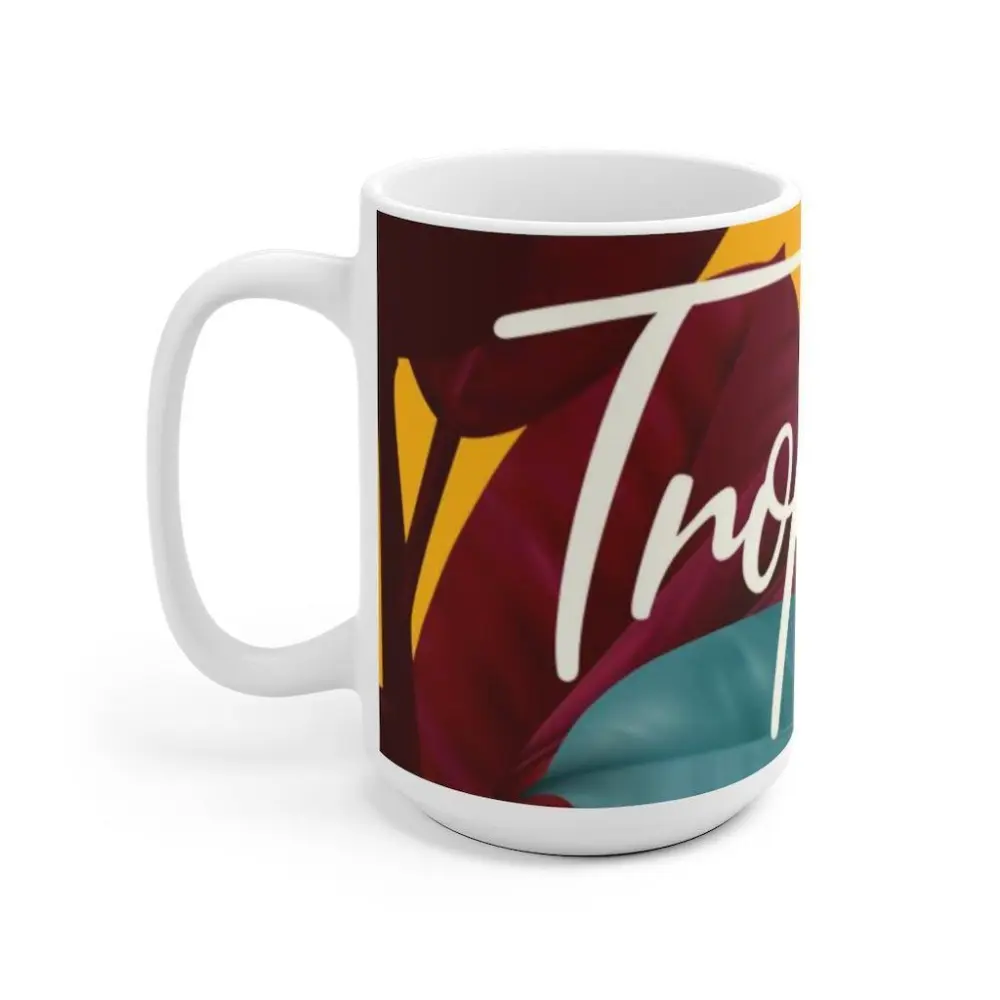 Porcelain Tropical Drinkware Set