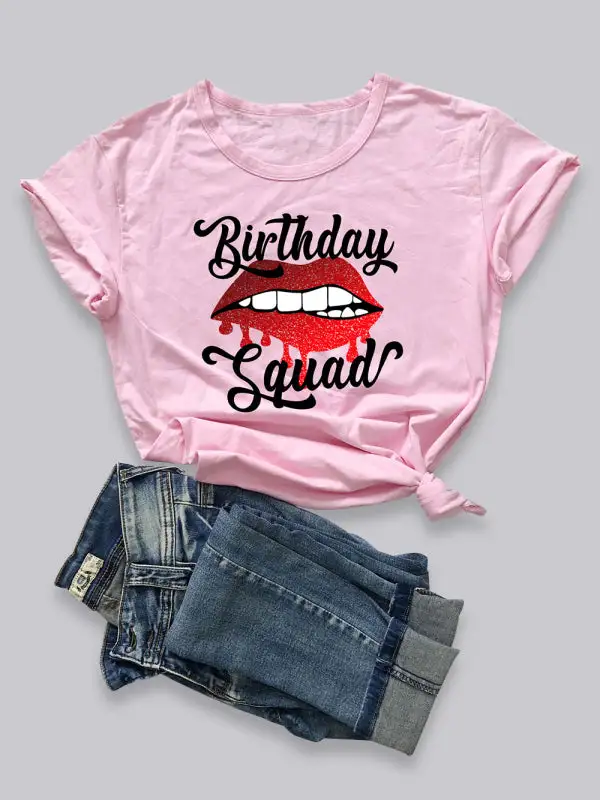Polished Round-Neck Collared Short-Sleeve Knit T-Shirt