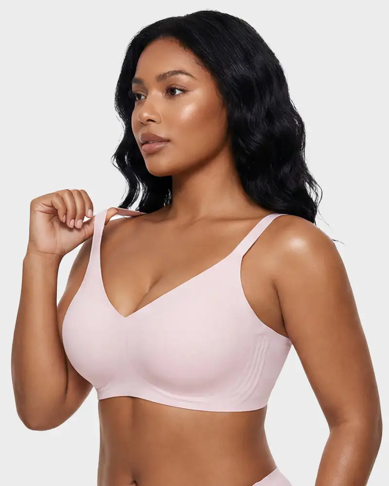 Seamless Soft Comfort Jelly Strip Wireless Bra