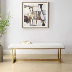 Entryway Contemporary Accent Bench