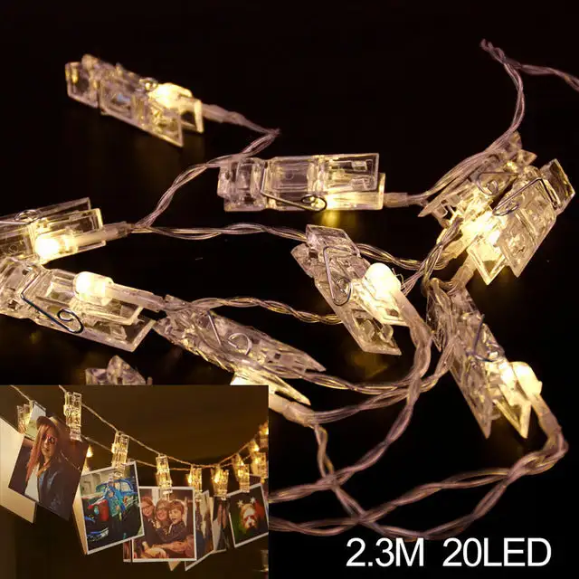 Photo Clip String Lights