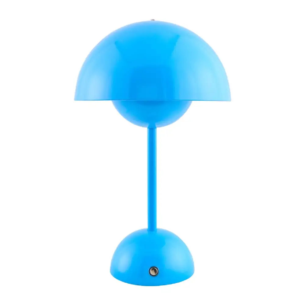 Painted Metal Dome Table Lamp