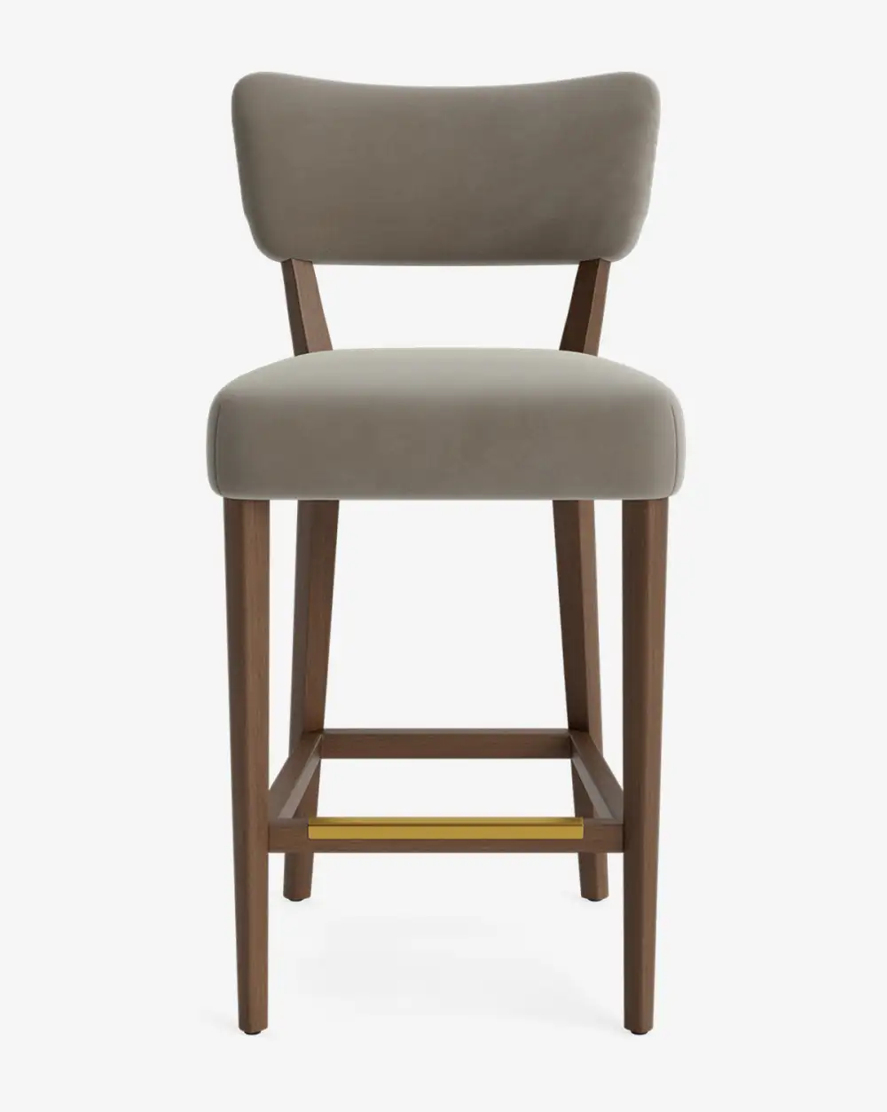 Vintage-Inspired Velvet Stool