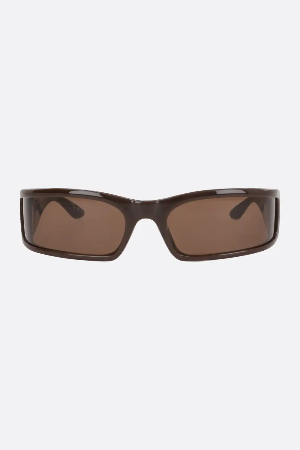 Gold Tone Nylon Rectangle Sunglasses