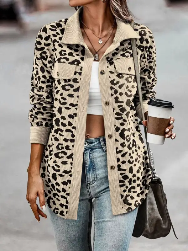 Full Size Zip Up Zebra Print Bomber Jacket