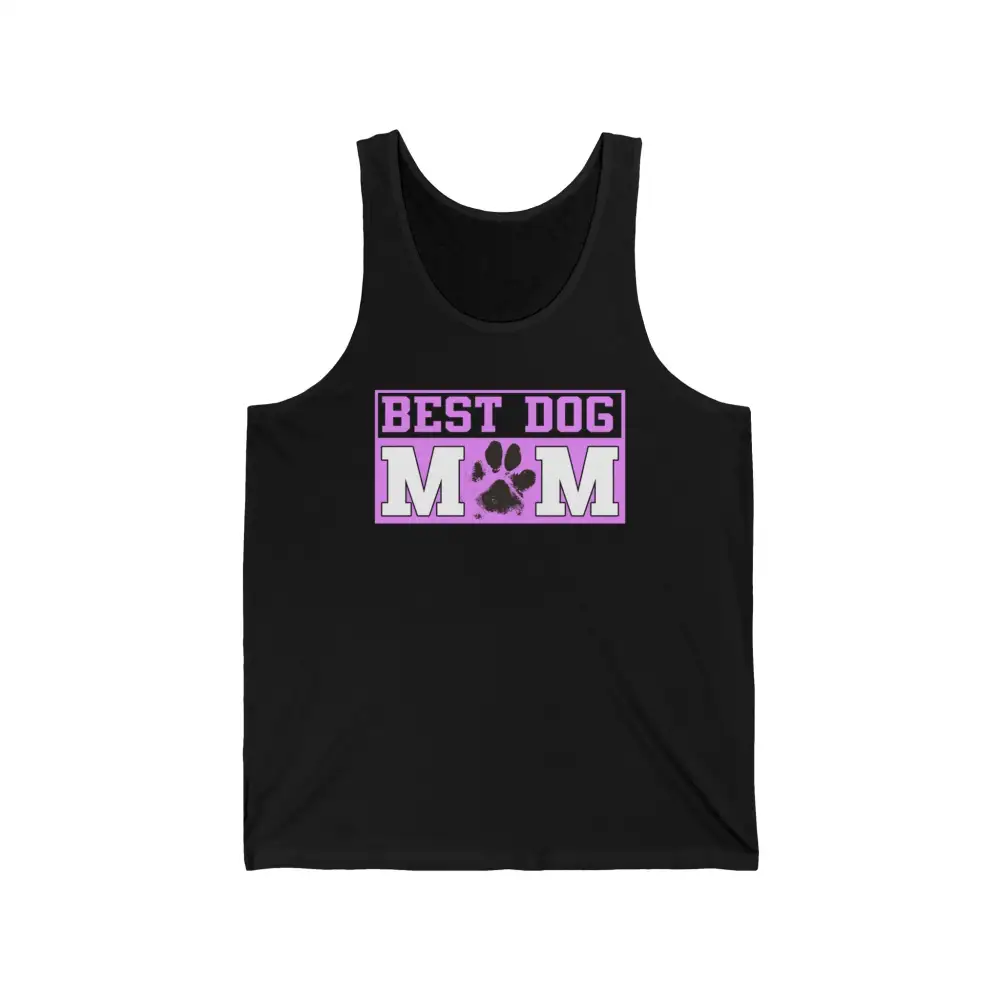 Dog Mom Paw Graphic Tank Top
