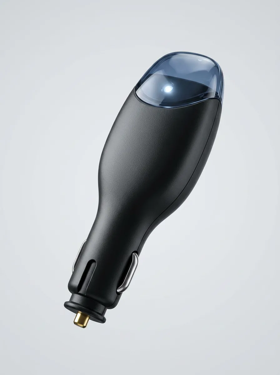 LED Indicator Car Fuel Saver Power-Socket Plug-In Device for Commuter Vehicles