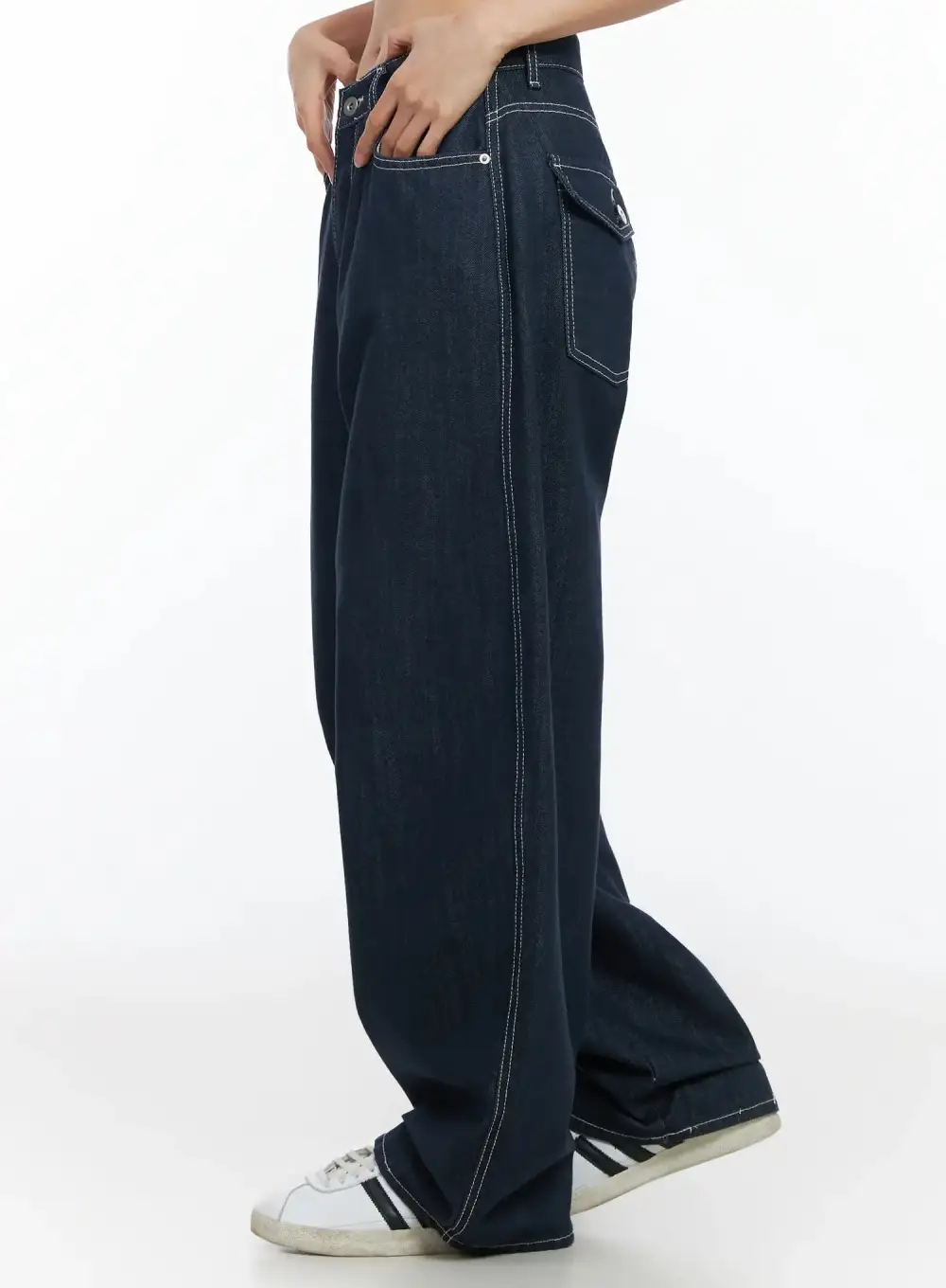 Semi-Balloon Denim Jeans