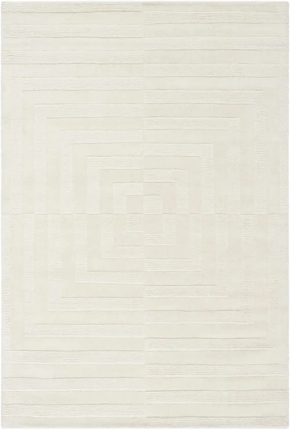 Curated Contemporary Hand Loomed Wool Area Rug
