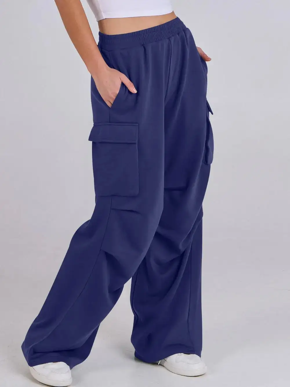 High Waist Wide Leg Pants