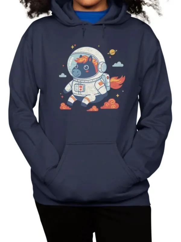 Astronaut Horse Hoodie