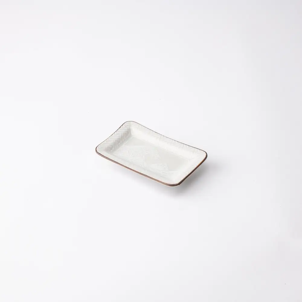 Wave Porcelain Sauce Plate