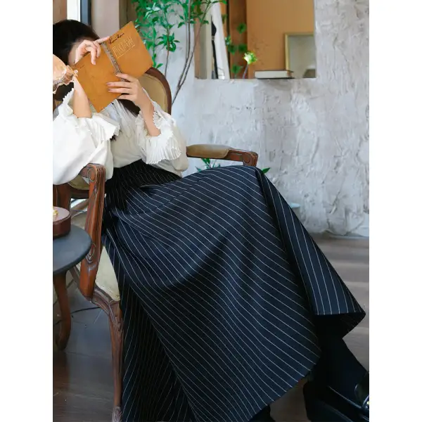 Maxi Striped Skirt