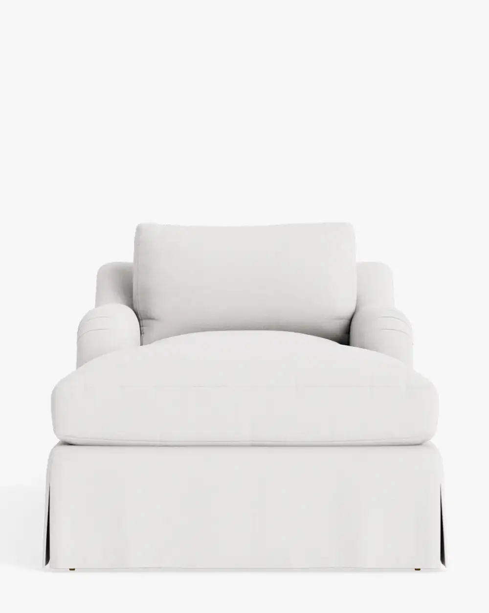 Traditional Wood Chaise