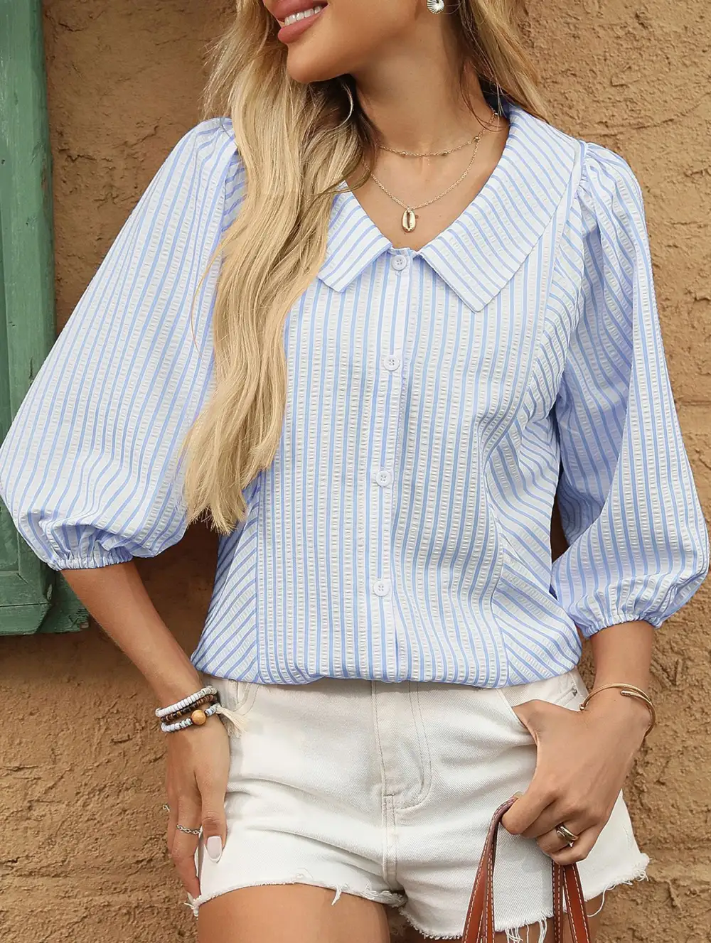 Puff Sleeve Doll Blouse