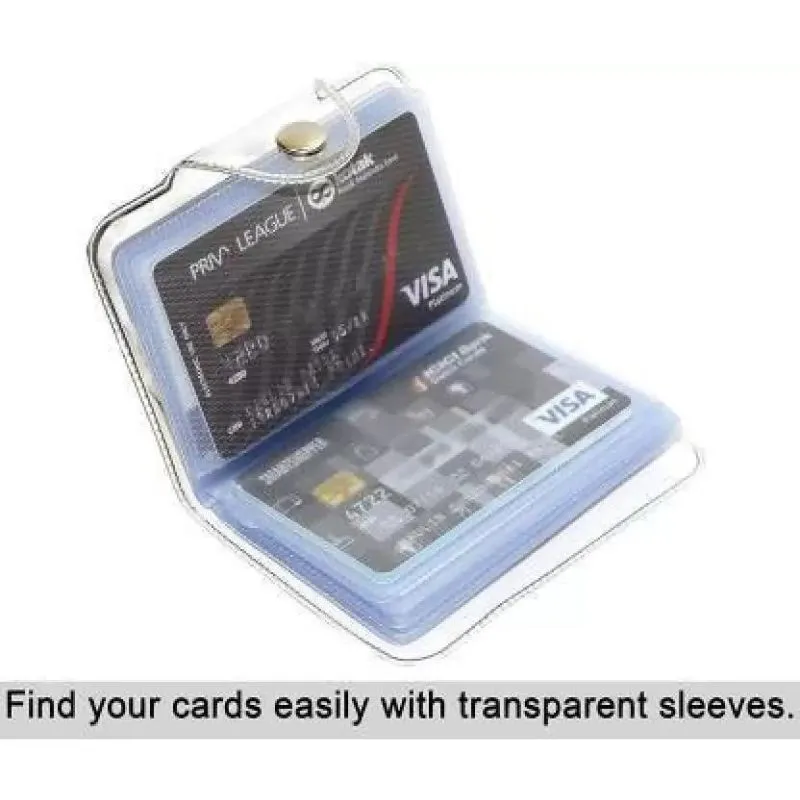 Transparent ATM Visiting Business Credit Card Holder ( 1pc )