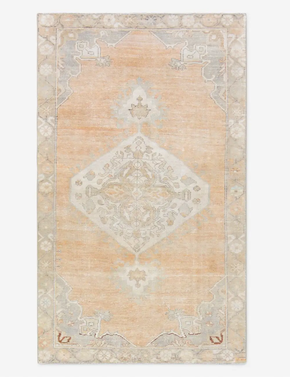 Vintage Inspired Warm Rich Turkish Inspired Hand Knotted Wool Area Rug