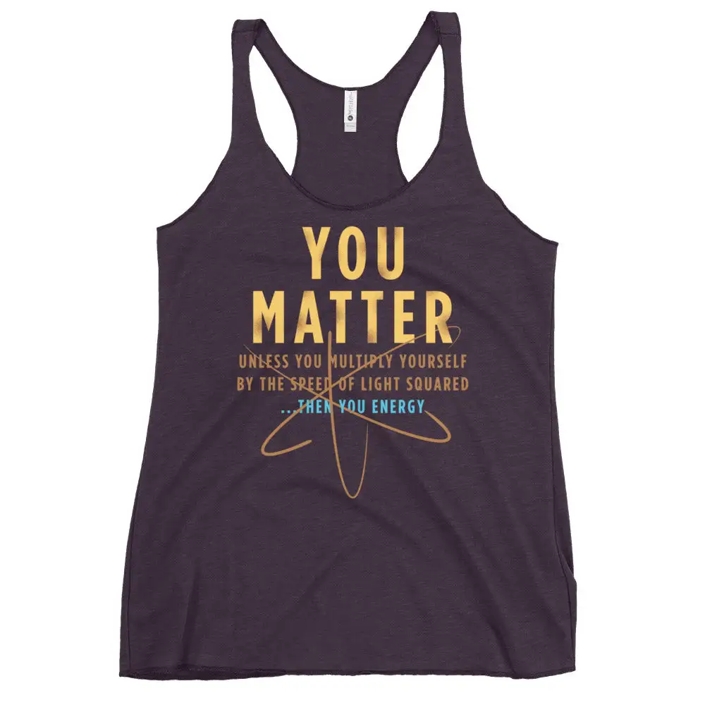 Simple Textured Print Racerback Tank Top