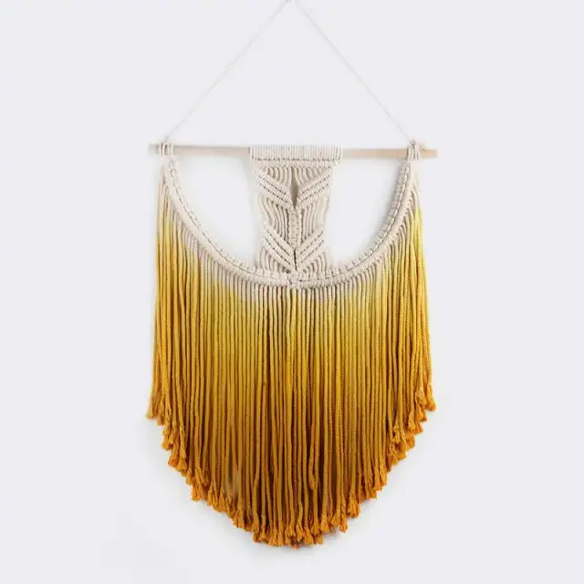 Classic Knitted Boho Macrame Decorative Wall Accent