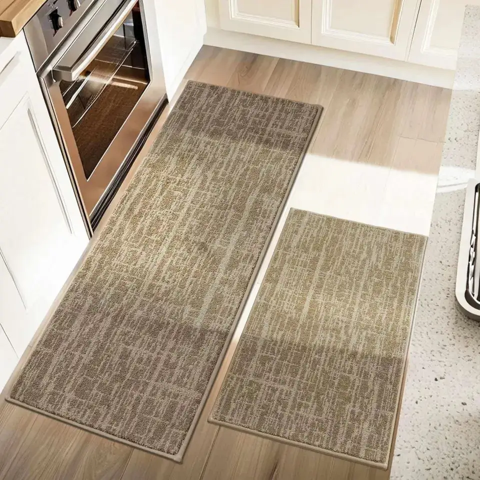 Abstract Pattern Kitchen Rug Set