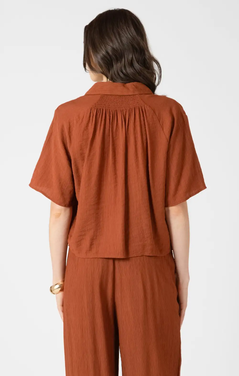 Short Sleeve Viscose Blouse