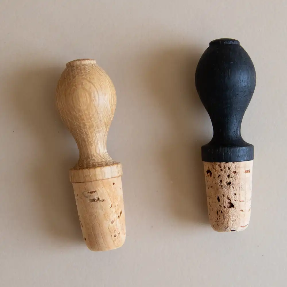 Oak Wood Wine Stopper