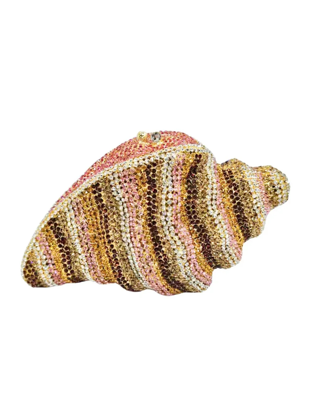 Lucienne Shell Conch Rheinstone Bag