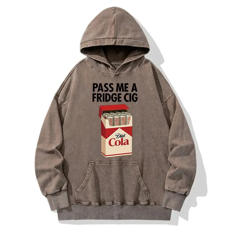 I Need Diet Cola Washed Hoodie
