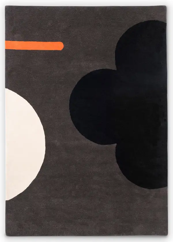 Wool Tufted Abstract Area Rug