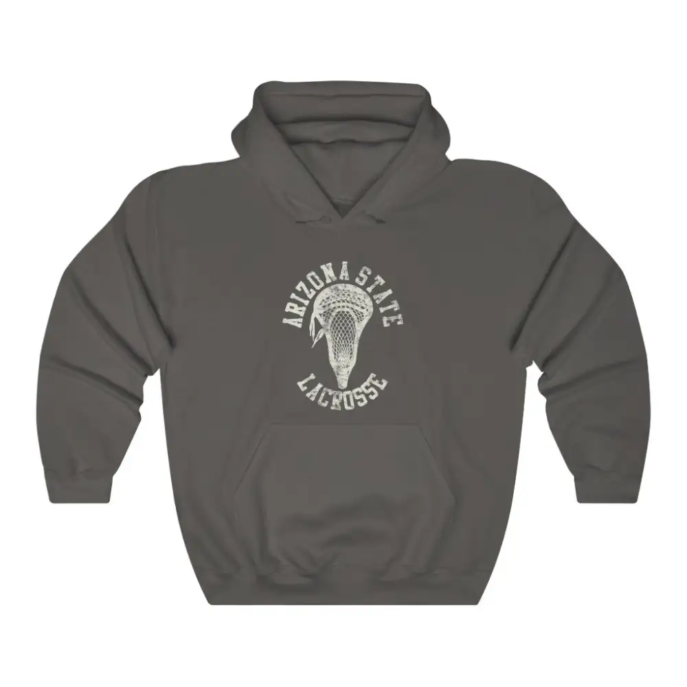 Vintage Stick Head Lacrosse Graphic Pullover Hoodie