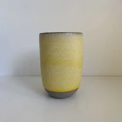 Hand Glazed Stoneware Flower Vase