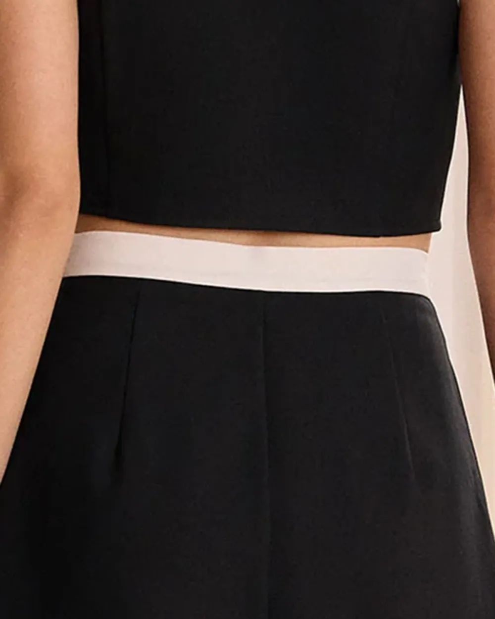 Bold Color Blocking Skirt