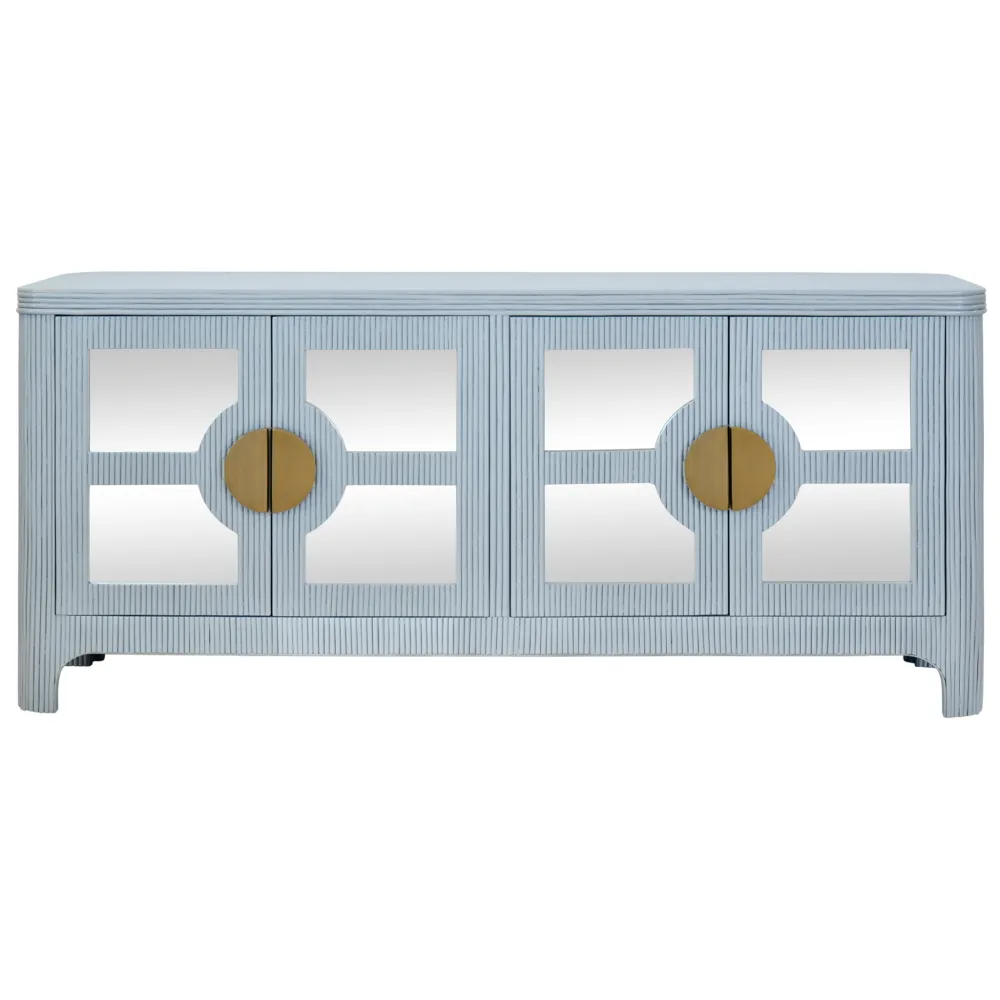 Rattan Console Cabinet