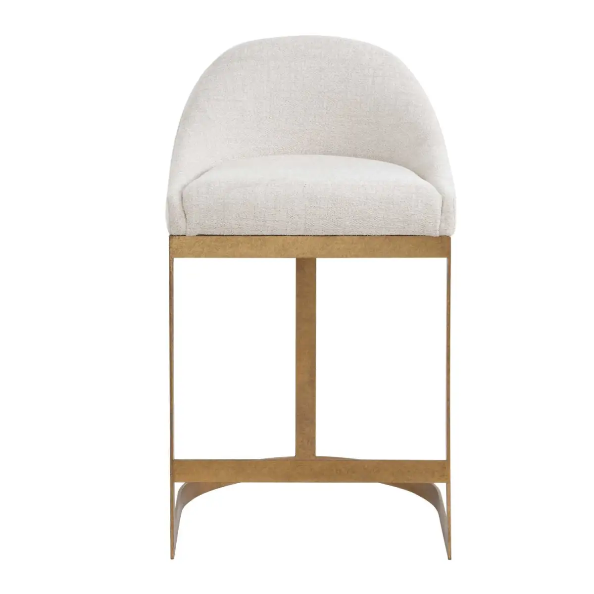 Modern Chenille Counter Stool