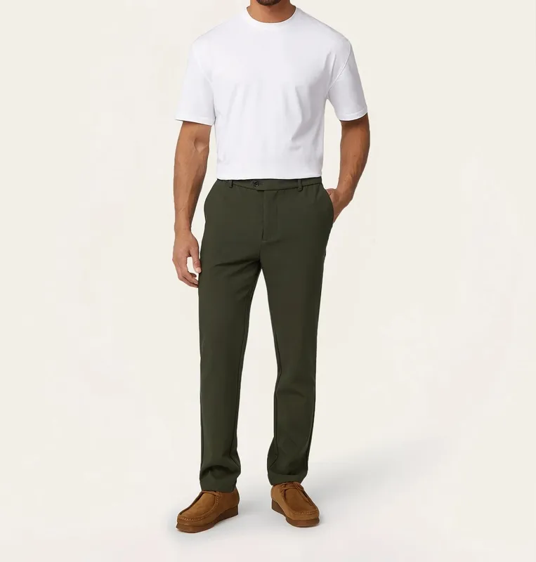 Regular Classic Pants Dark Green