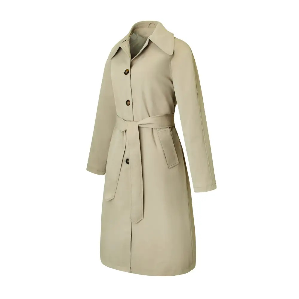 Refined Longline Trench Coat