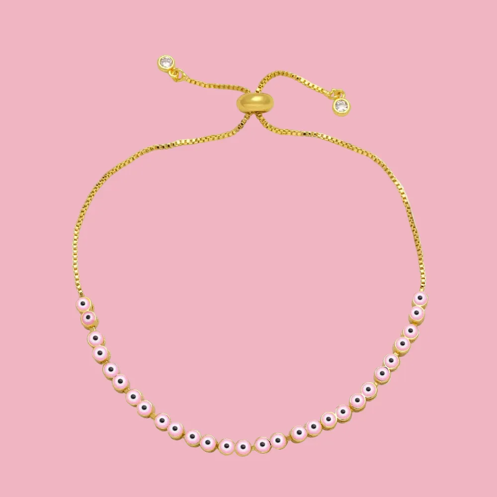 Adjustable Eye Motif Bracelet