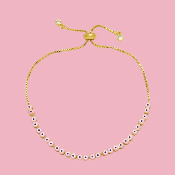 Adjustable Eye Motif Bracelet