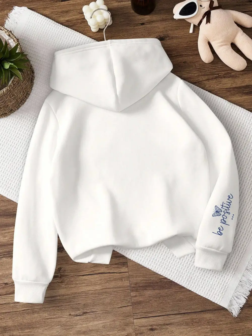 Be Positive Butterfly Butterfly Graphic Hoodie