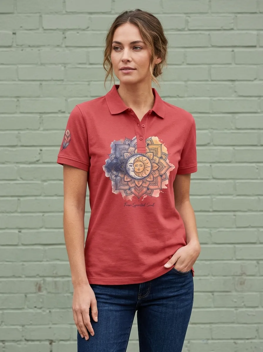 Boho Sun Moon Casual Shirt