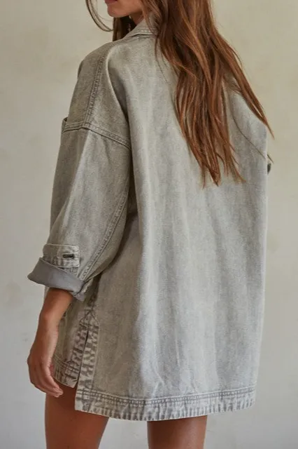 Signature Denim Relaxed Jacket