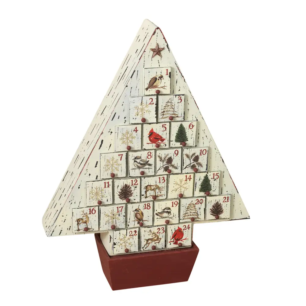 Vintage Tree Advent Calendar