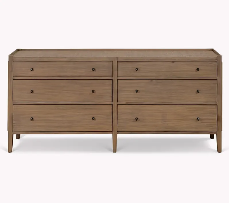 Rattan Storage Drawer Chest