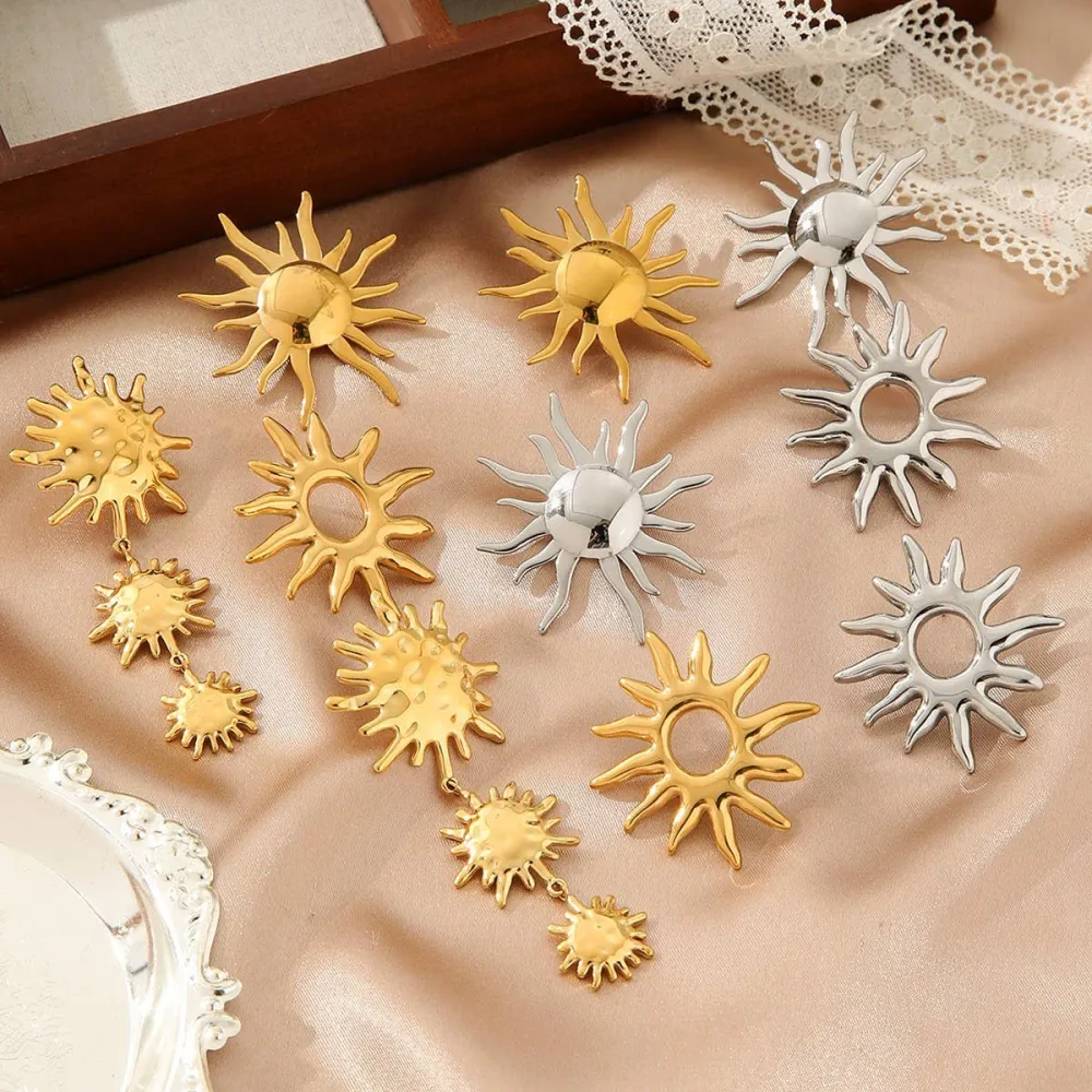 Metal Stainless Steel Vintage Earrings